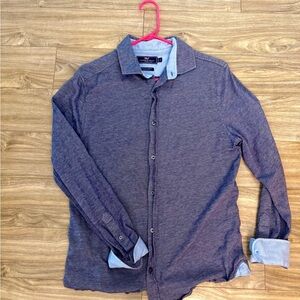 Vineyard Vines Men's Blue Button-Up Jacket